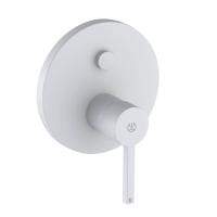 Смеситель для ванны и душа Kludi Nova Fonte Puristic 206595315 белый матовый