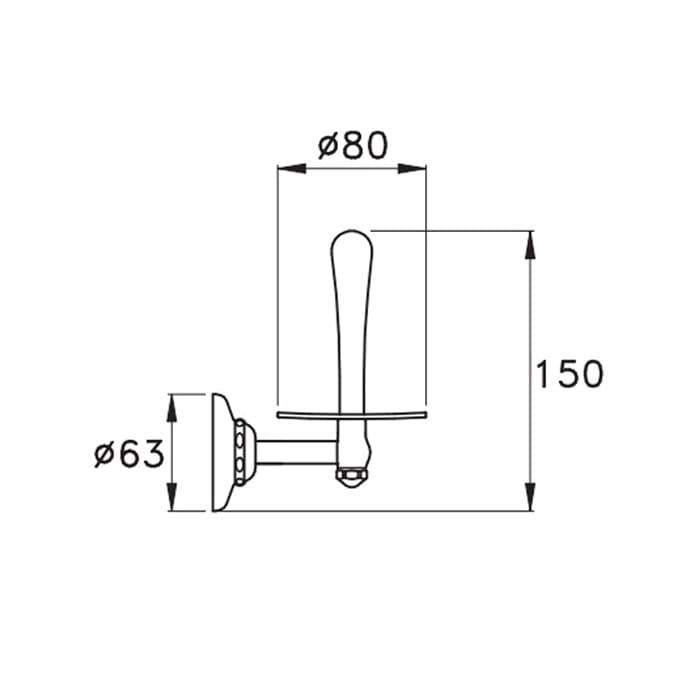 Держатель туалетной бумаги Stella Italica IT 10016 CR00
