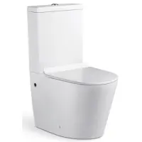 Унитаз-компакт Timo Inari TK-501 безободковый, с сиденьем микролифт, белый