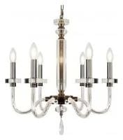 Подвесная люстра iLamp Vibe P9474-6 Nickel