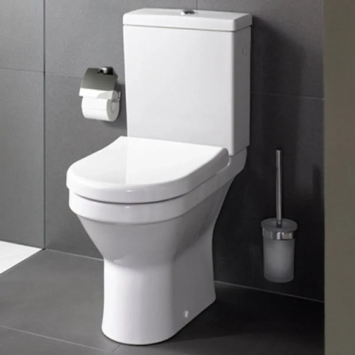 Унитаз-компакт Vitra S50 9797B003-7204 безободковый, с сиденьем микролифт, белый