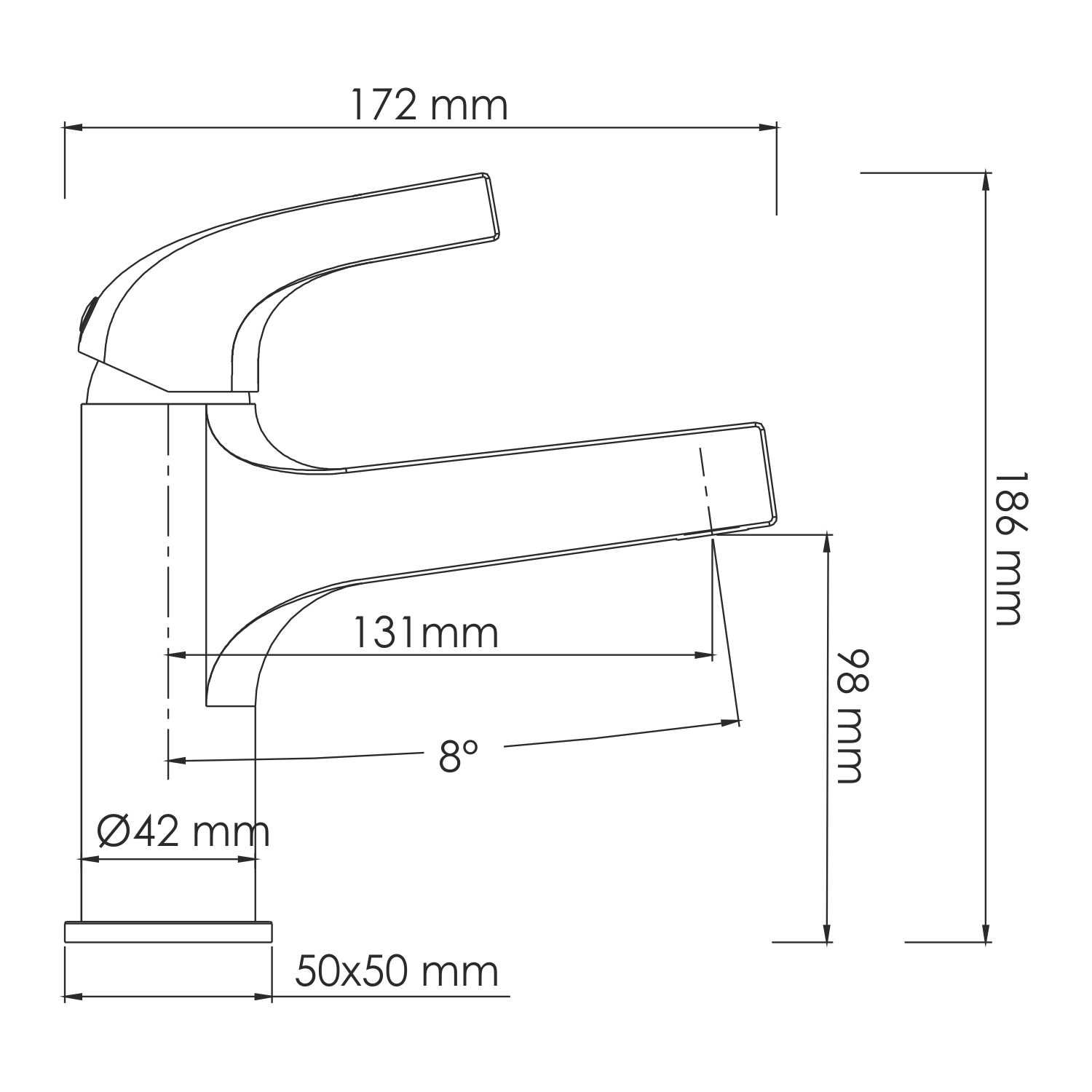 Зауэр (Sauer) 7103 Смеситель для раковины