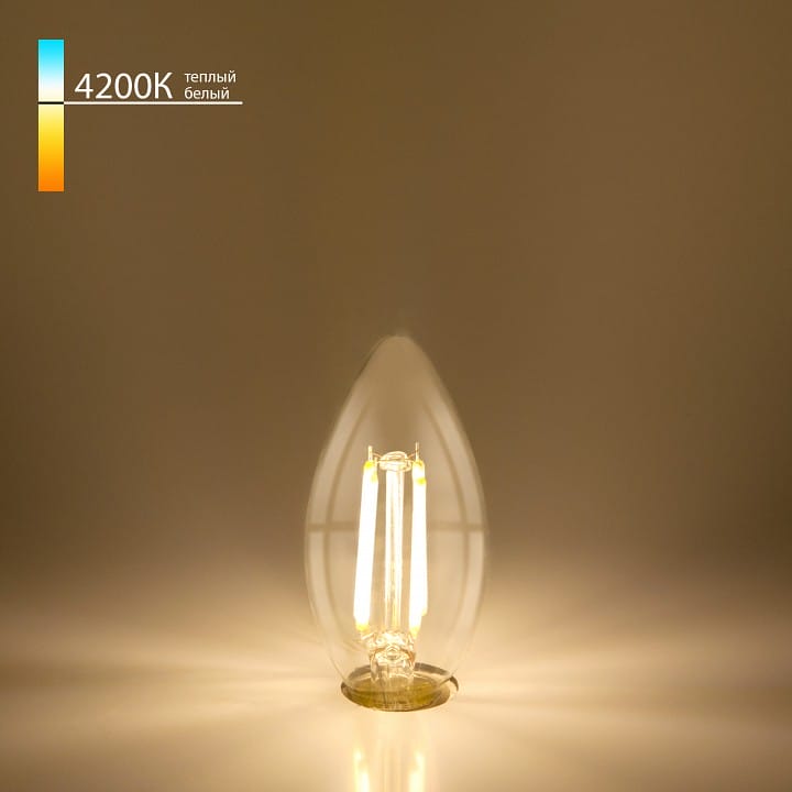 Лампа светодиодная Elektrostandard Свеча F E14 9Вт 4200K a050132