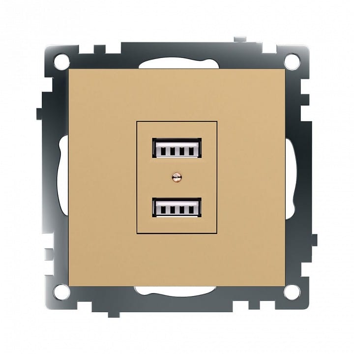 Розетка USB type A без рамки Stekker Катрин 49229