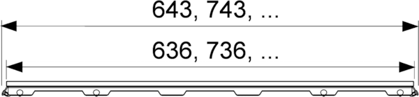 Основа для плитки Tece Drainline 600892 черная 80мм