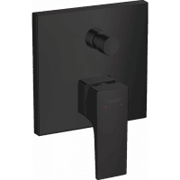 Смеситель для ванны hansgrohe Metropol 32546670 со встроенной защитной комбинацией СМ матовый черный