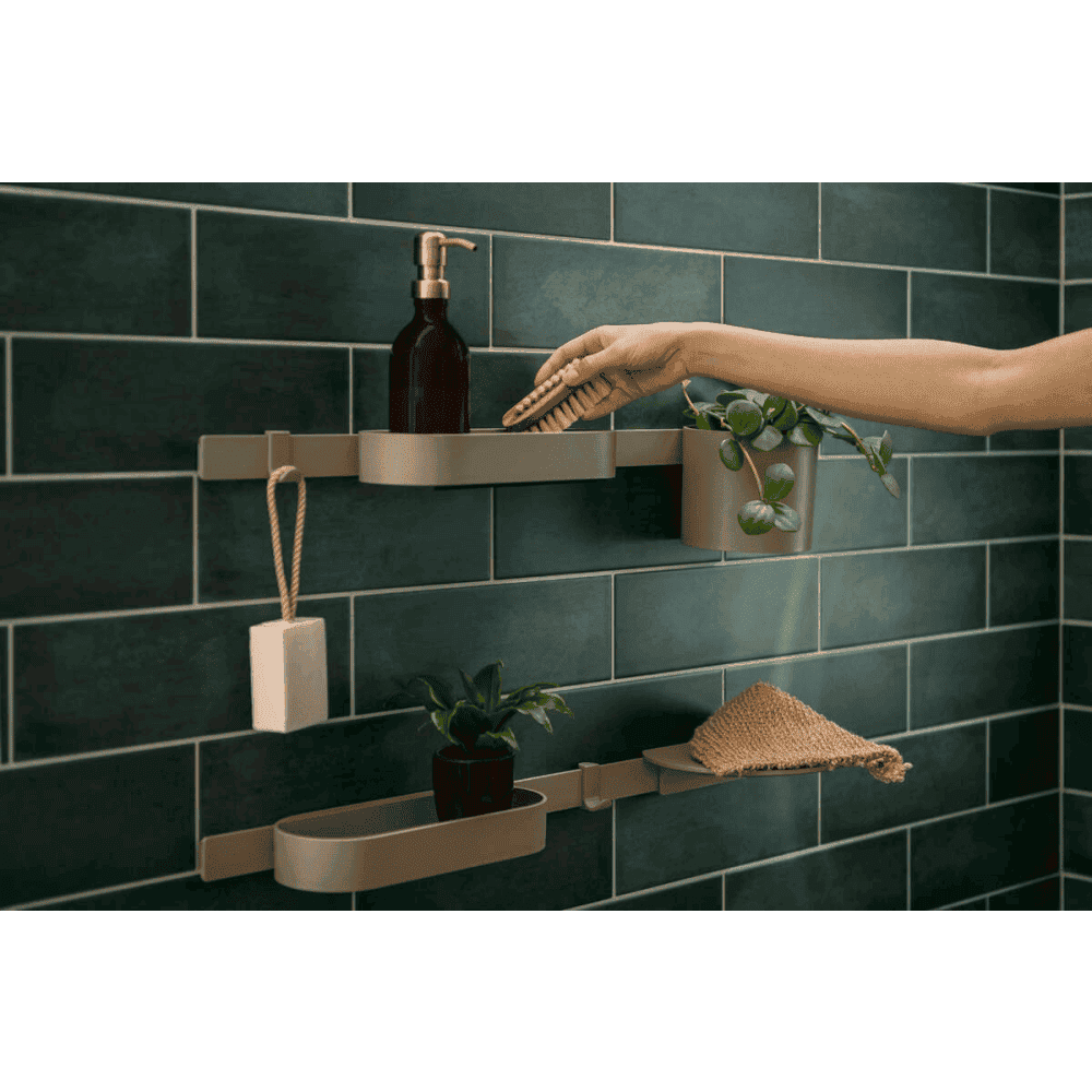 Контейнер для ванной комнаты Hansgrohe WallStoris Planet Edition 28912210 песок