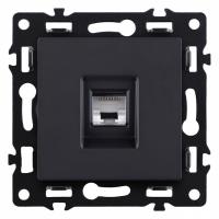 Розетка Ethernet RJ-45 без рамки Kollinger Asthetik AS-017BK