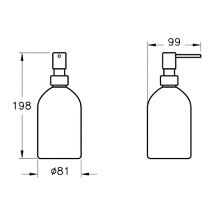 Диспенсер для жидкого мыла Vitra Origin A4489136 черный