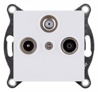 ТВ-розетка и SAT-розетка оконечная без рамки Kollinger  REA-036WM