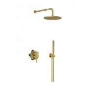 Душевой комплект Kludi Bozz 38736N076 брашированное золото