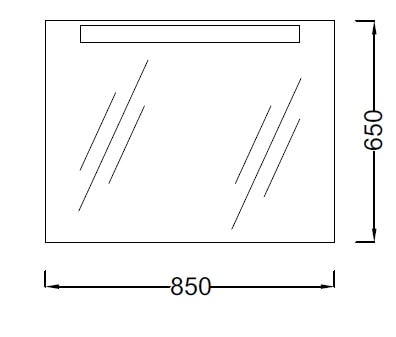 Зеркало Jacob Delafon Presqu`ile 85 EB1109-NF