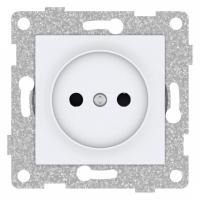 Розетка без заземления и со шторкой без рамки Gusi Electric UGRA С11Р2-001