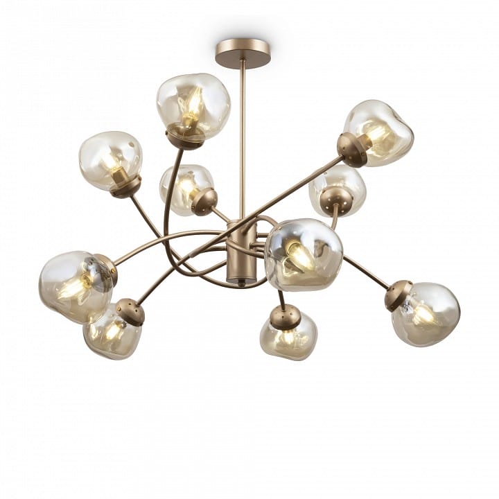 Люстра на штанге Freya Волани FR8017PL-10MG