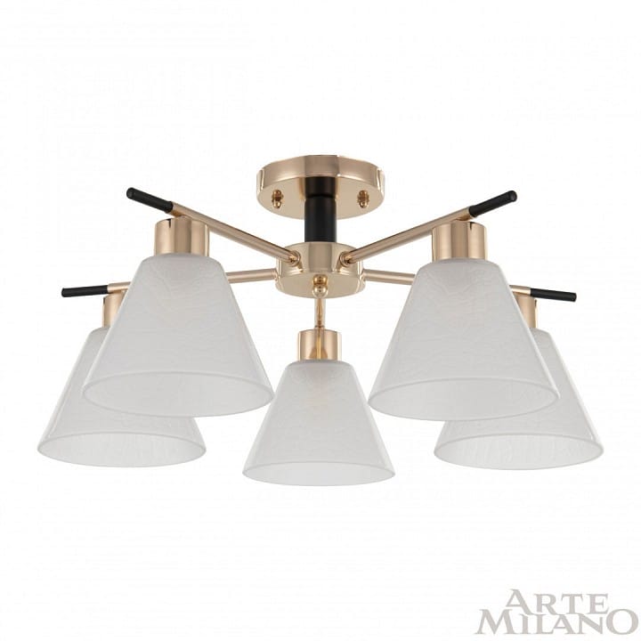 Потолочная люстра Arte Milano Napoli-322119 322119/5 FG+BK