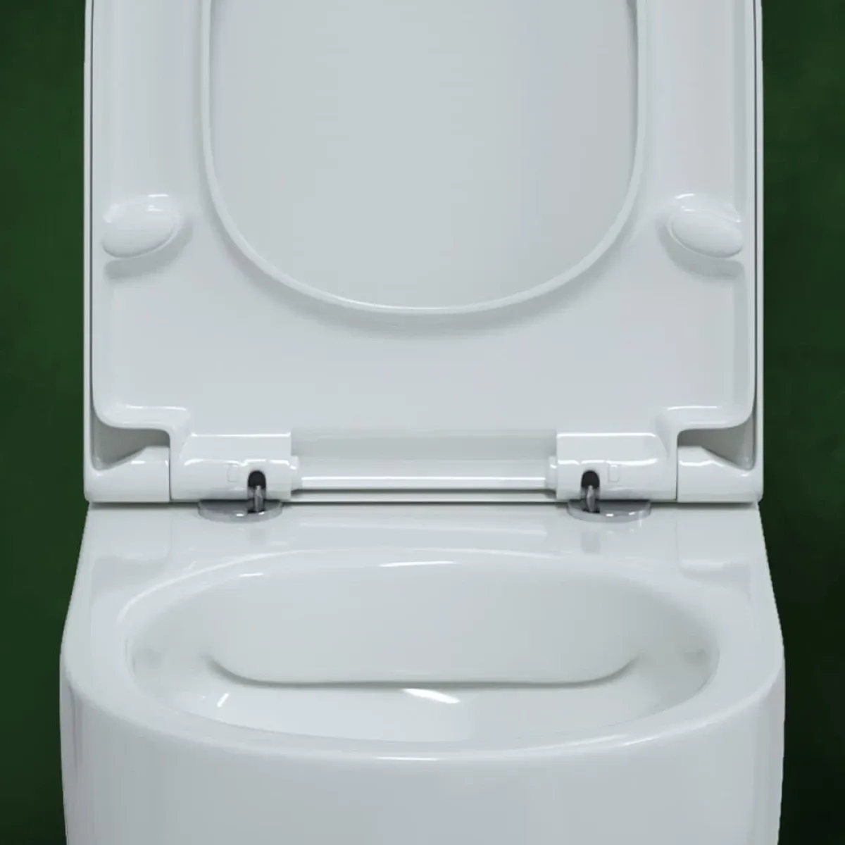 Унитаз подвесной Berges Ego XL 082124 безободковый, с сиденьем микролифт, белый