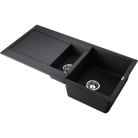 Кухонная мойка Omoikiri Sakaime 100-2 4993892 черная матовая