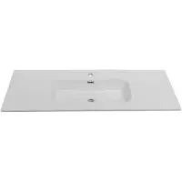 Раковина Cezares Duet CZR-8095-120 121x46 см, накладная, белый