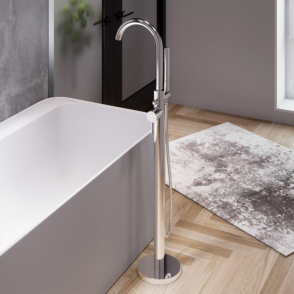Смеситель для ванны Damixa Scandinavian Pure 365000000 с ручным душем