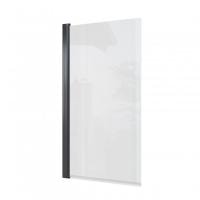 Шторка для ванны Roca Capital 85x140 ZRU9307677 черный стекло прозрачное
