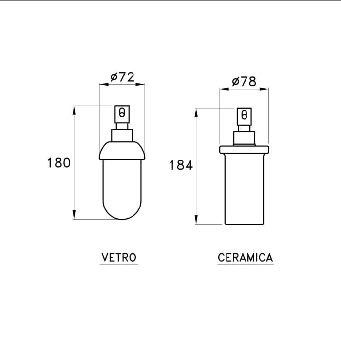 Дозатор Stella 130 CT 10036 CR00