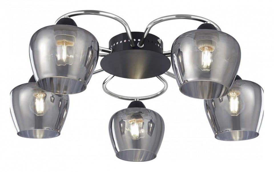 Потолочная люстра Arte Milano AMALFI-321508 321508/5 CR+BK