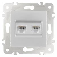 Розетка Ethernet RJ-45 без рамки Arte Milano am-203 203.45-2.silver