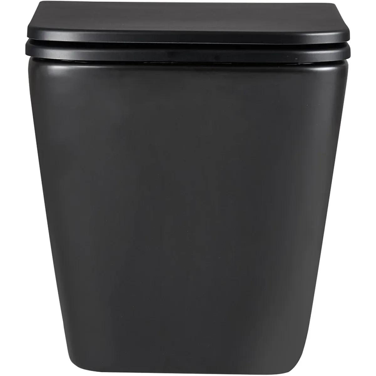 Унитаз подвесной Lemark Florex 9612002 безободковый, торнадо, с сиденьем микролифт, черный матовый