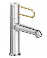 Смеситель для раковины Jacob Delafon Odeon Rive Gauche E21029-GLD-CP хром ручка золото