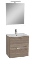 Комплект мебели Vitra Mia 75103 (тумба раковина зеркало) 60 см