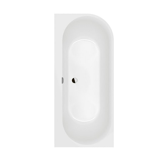 Квариловая ванна Villeroy&Boch Oberon 2.1 180x80 UBQ180OBN9CL00VD01 левая альпийский белый