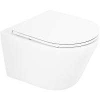 Подвесной унитаз BelBagno Tre BB8001CHR/SC с сиденьем