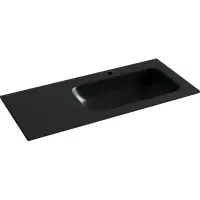Раковина Ceramica Nova Grace CN7015MB 101x45,7 см, накладная, черный матовый