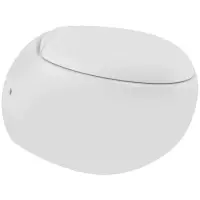 Унитаз подвесной Jaquar Fusion FSS-WHT-29951PP с сиденьем микролифт, белый