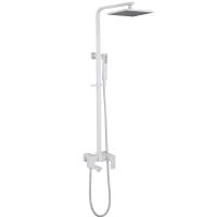 Душевая стойка Abber Daheim AF8216WL белая матовая