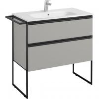 Тумба под раковину Roca Domi 80 ZRU9307874 серый матовый