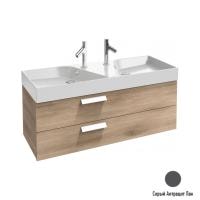 Тумба под раковину 120 см Jacob Delafon Rythmik EB1305-442 серый антрацит лак