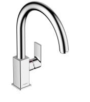 Смеситель для кухни hansgrohe Vernis Shape M35 71871000 260 с поворотным изливом хром