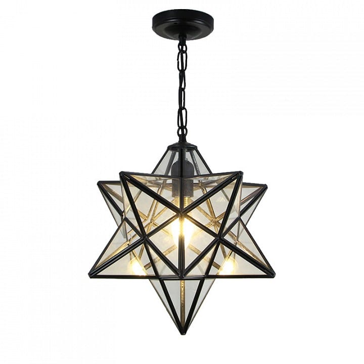 Подвесной светильник Imperiumloft Black Star Clear Glass 101314-26