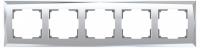 Рамка на 5 постов Werkel Diamant (зеркальный) W0051220