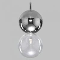 Подвесной светильник Eurosvet Selisa 50091/1 хром/дымчатый