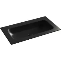 Раковина Ceramica Nova Grace CN7012MBwx 81x45,7 см, накладная, черный матовый