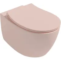 Унитаз подвесной Isvea Sentimenti Neo 10AR02010-2S безободковый, лососевый матовый