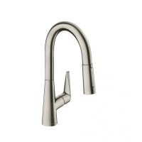 Смеситель для кухни hansgrohe Talis M51 72815800 с вытяжным душем сталь