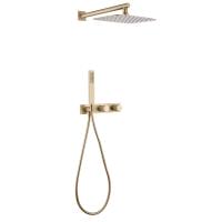 Душевая система Abber Rund AF8718G золото матовое
