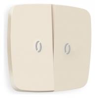 Клавиши для выключателя двухклавишного c подсветкой Ambrella Volt Quant OP3240