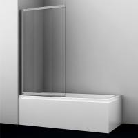 Шторка для ванны WasserKRAFT Tauber 64S 80 64S02-80 никель