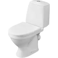 Унитаз-компакт Santeri Sonata 1.P201.2.S00.00B.F (4607143310872) косой выпуск, с сиденьем, белый