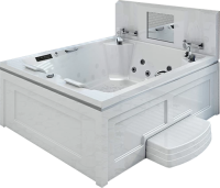 Гидромассажная ванна Радомир Римини 150х190 1-30-0-0-0-047С серый