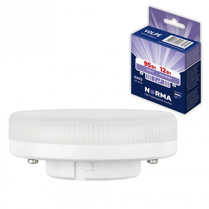 Лампа светодиодная Volpe LED-GX53 GX53 12Вт 6500K UL-00011431